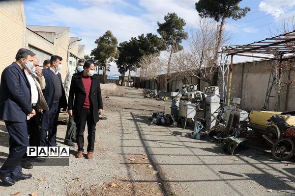 بازدید مدیرکل شهرستان‌های استان تهران از هنرستان بزرگ فنی شهید گلشنی کهریزک
