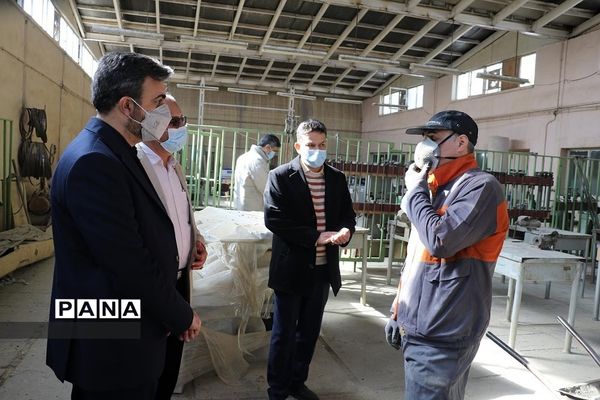 بازدید مدیرکل شهرستان‌های استان تهران از هنرستان بزرگ فنی شهید گلشنی کهریزک