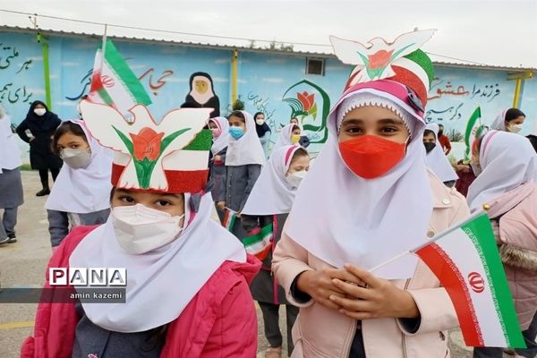 جشن‌های دهه مبارک فجر در مدارس شهرستان داراب