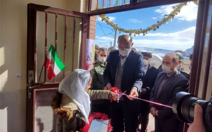 افتتاح آموزشگاه 2 کلاسه خیرساز شهید احمدی در روستای دیم سقرلو شهرستان نیر