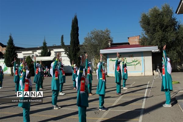 مانور تشکیلاتی یاوران انقلاب در گلوگاه