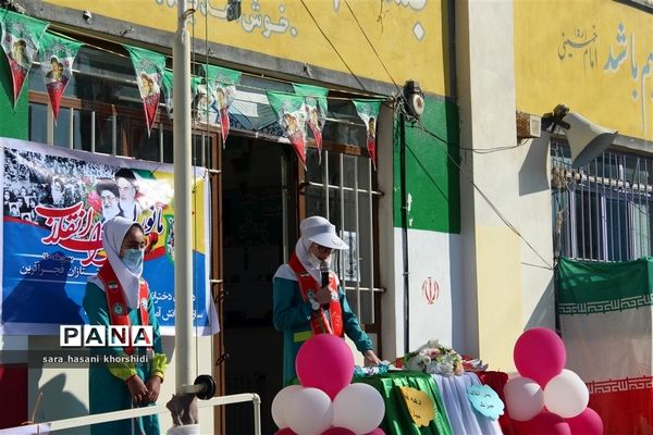 مانور تشکیلاتی یاوران انقلاب در گلوگاه