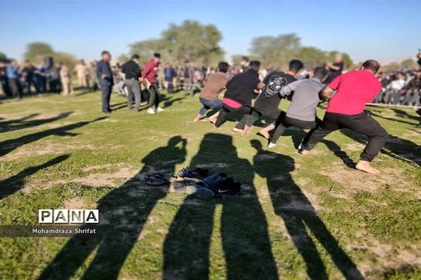 جشنواره بازی‌های بومی محلی در روستای گدارچیتی از توابع شهرستان امیدیه