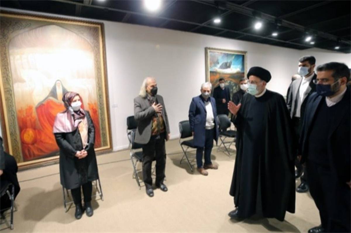 دیدار رئیس‌جمهوری از جشنواره هنرهای تجسمی فجر اتفاق مبارکی است