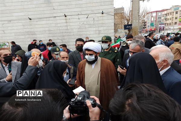 راهپیمایی۲۲بهمن در شهر قدس