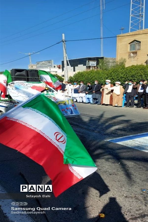 راهپیمایی مردمی ۲۲ بهمن ۱۴۰۰ در چابهار
