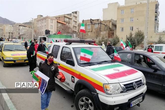 راهپیمایی باشکوه 22 بهمن در شهرستان دماوند