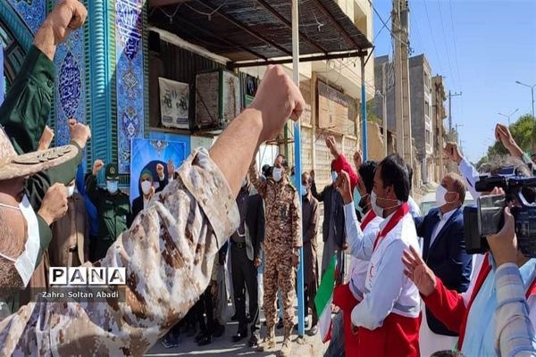 جشن سالگرد پیروزی انقلاب اسلامی در ایرانشهر