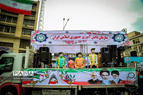 راهپیمایی موتوری 22 بهمن تهران