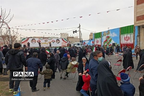 راهپیمایی خودرویی ۲۲ بهمن در پاکدشت