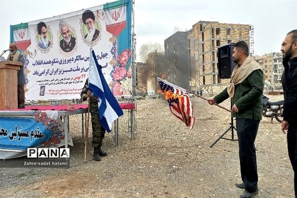 راهپیمایی خودرویی ۲۲ بهمن در پاکدشت