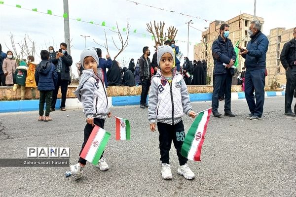 راهپیمایی خودرویی ۲۲ بهمن در پاکدشت