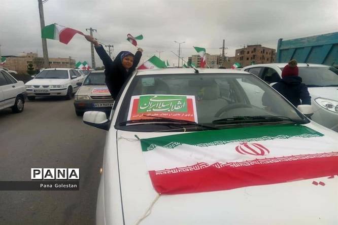 جشن ملی پیروزی انقلاب اسلامی در شهرستان‌های گلستان