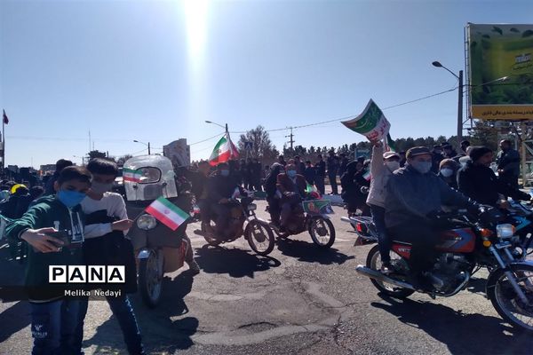 راهپیمایی 22 بهمن در  شهرستان تربت جام
