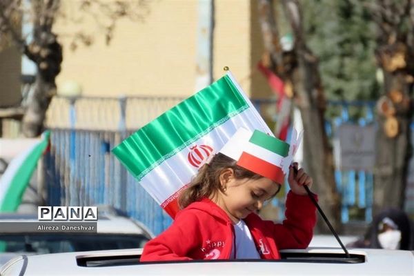 برگزاری راهپیمایی 22 بهمن در شهرستان آباده