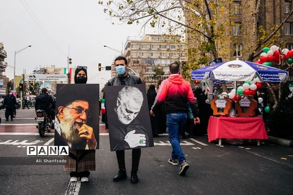 راهپیمایی یوم الله ۲۲ بهمن در تهران