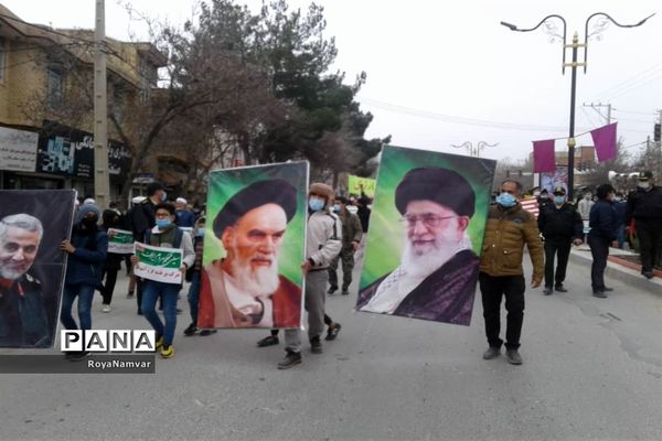 راهپیمایی ۲۲بهمن در مانه و سملقان