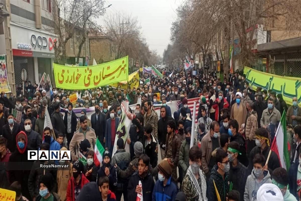 راهپیمایی ۲۲بهمن در مانه و سملقان