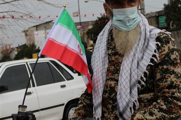 راهپیمایی خودرویی و موتوری ۲۲ بهمن در شهرستان گلوگاه
