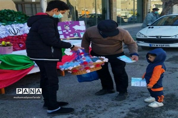 برپایی موکب فجر انقلاب در فیروزکوه