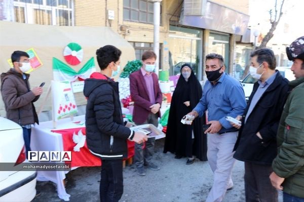 برپایی موکب فجر انقلاب در فیروزکوه