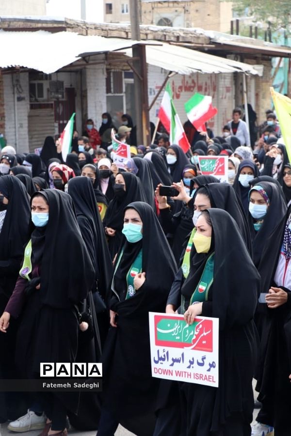 راهپیمایی ۲۲ بهمن در رامهرمز