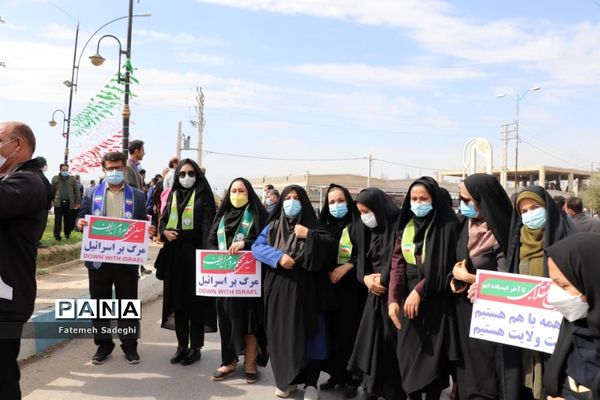 راهپیمایی ۲۲ بهمن در رامهرمز