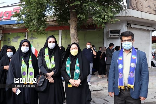 راهپیمایی ۲۲ بهمن در رامهرمز
