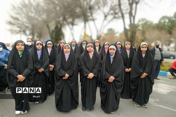 راهپیمایی یوم الله  ۲۲ بهمن در شهرستان شاهین شهر اصفهان