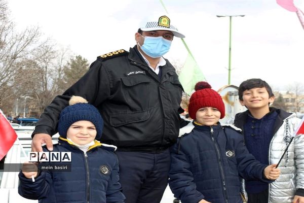 راهپیمایی خودرویی وموتوری۲۲بهمن شهرستان البرز استان قزوین