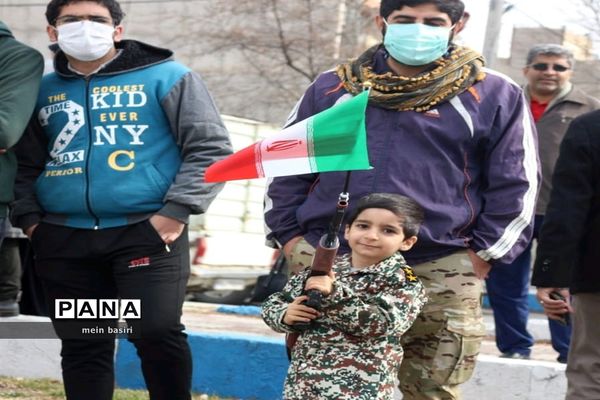 راهپیمایی خودرویی وموتوری۲۲بهمن شهرستان البرز استان قزوین