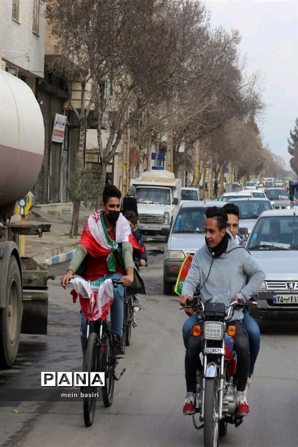 راهپیمایی خودرویی وموتوری۲۲بهمن شهرستان البرز استان قزوین