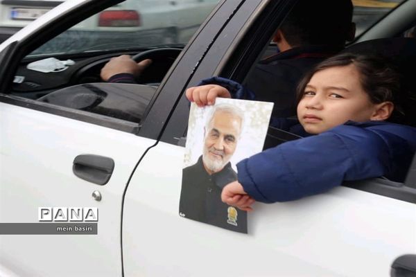 راهپیمایی خودرویی وموتوری۲۲بهمن شهرستان البرز استان قزوین