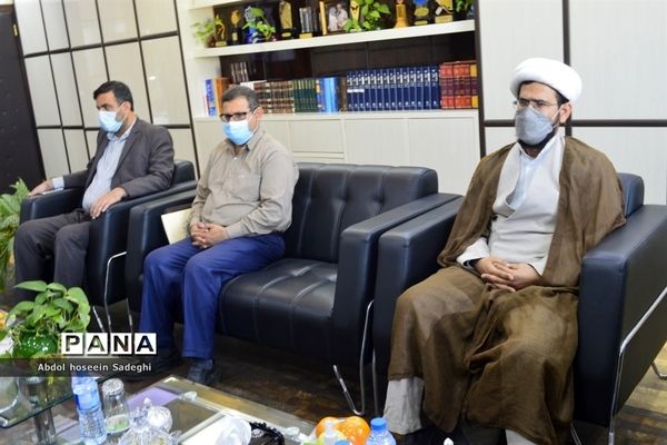 دیدار رئیس شورای هماهنگی تبلیغات اسلامی استان بوشهر با مدیرکل آموزش و پرورش استان بوشهر