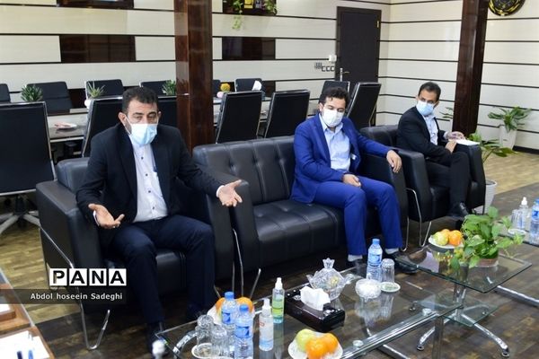 دیدار رئیس شورای هماهنگی تبلیغات اسلامی استان بوشهر با مدیرکل آموزش و پرورش استان بوشهر