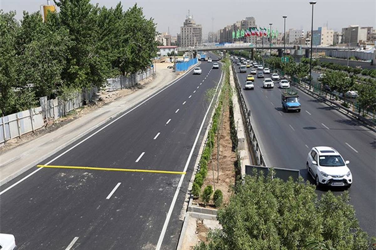 ترافیک روان در معابر اصلی و بزرگراهی تهران