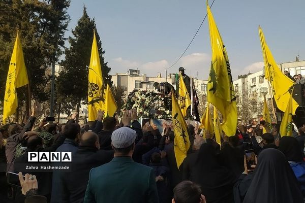 مراسم بازگشت پیکر پاک و مطهر شهید مدافع حرم در شهرری