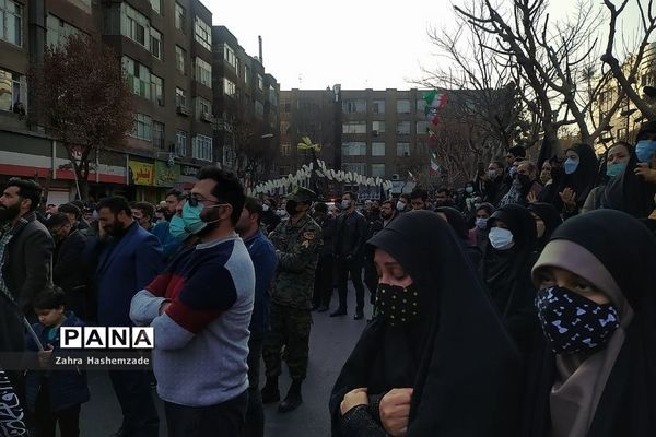 مراسم بازگشت پیکر پاک و مطهر شهید مدافع حرم در شهرری