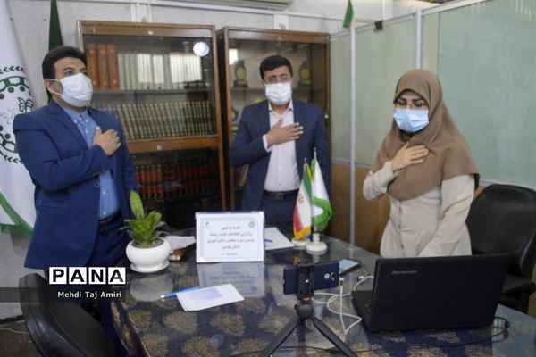 جلسه توجیهی برگزاری انتخابات هیات رئیسه دومین دوره مجلس دانش‌آموزی استان بوشهر