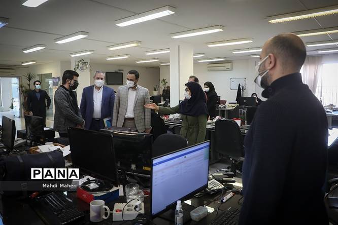 بازدید رئیس مرکز اطلاع رسانی و روابط عمومی وزارت آموزش و پرورش از خبرگزاری پانا