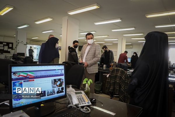 بازدید رئیس مرکز اطلاع رسانی و روابط عمومی وزارت آموزش و پرورش از خبرگزاری پانا