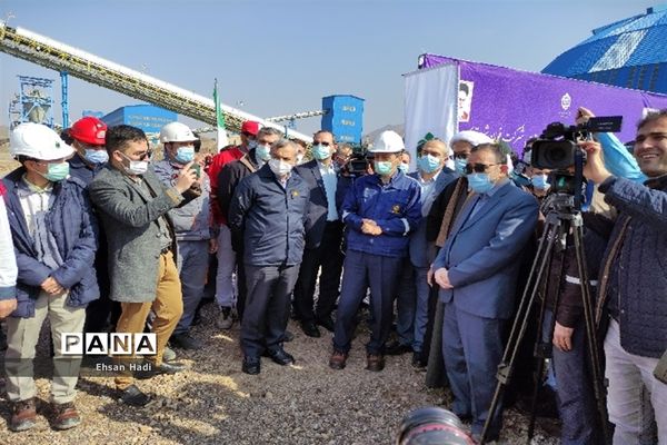 افتتاح کارخانه تولید کنسانتره سنگ آهن در سنگان شهرستان خواف