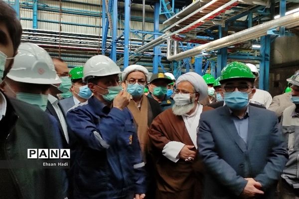 افتتاح کارخانه تولید کنسانتره سنگ آهن در سنگان شهرستان خواف