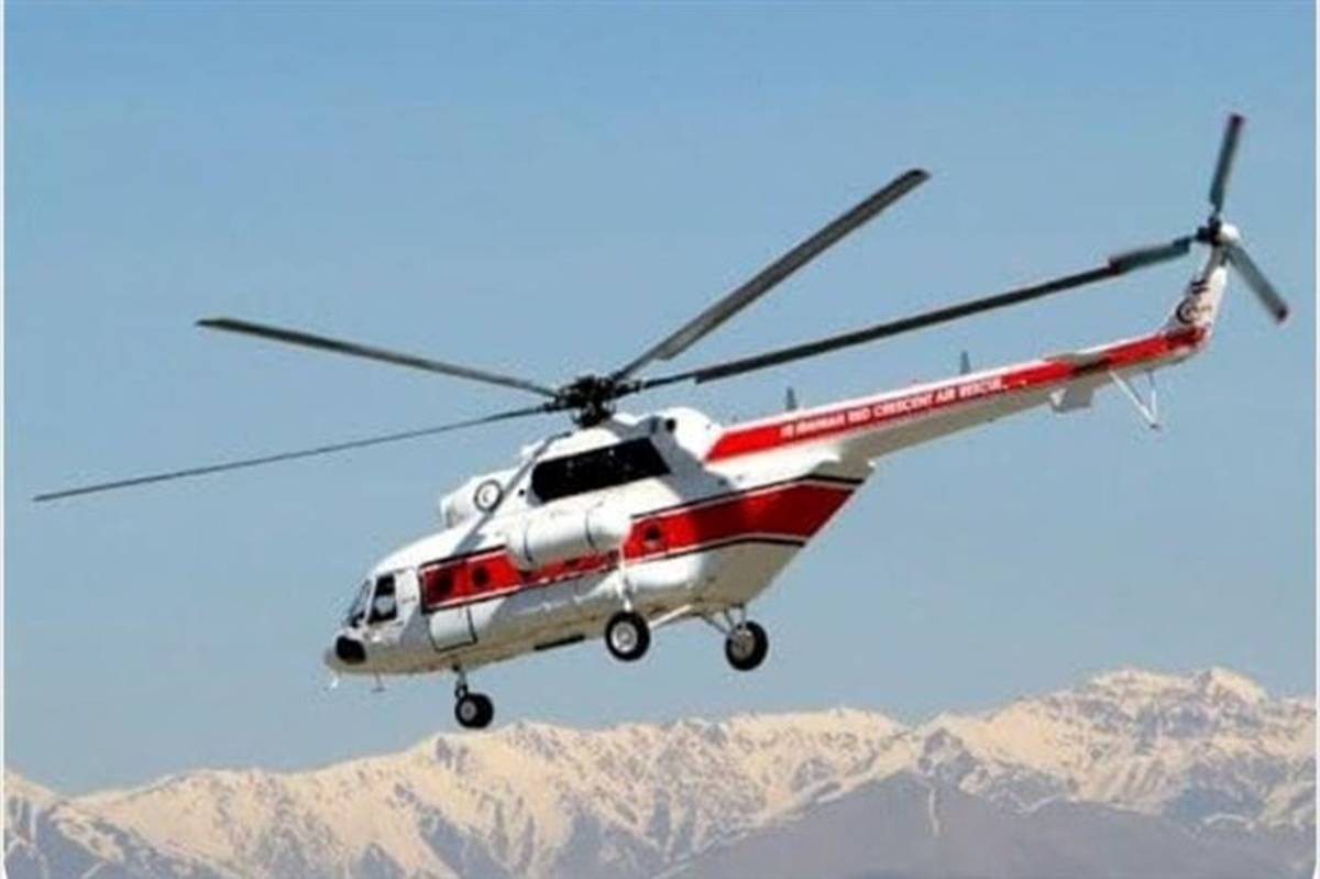 نجات کوهنورد سقوط کرده در ارتفاعات شیرپلای تهران توسط امدادگران هلال احمر