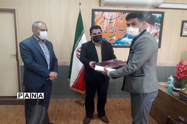 دیدار معاونت پرورشی با امام جمعه امیدیه در هفته امور تربیتی