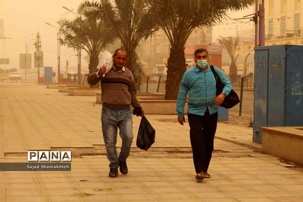 بروز گرد و غبار شدید در خوزستان