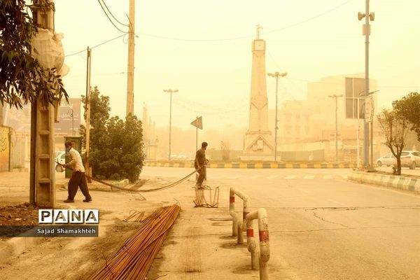 بروز گرد و غبار شدید در خوزستان