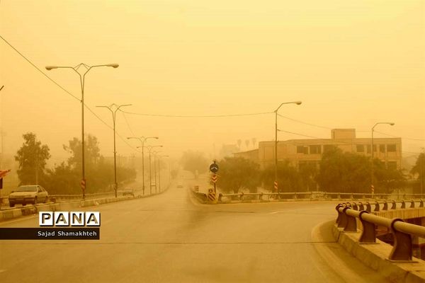 بروز گرد و غبار شدید در خوزستان