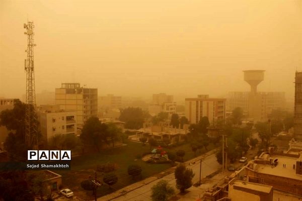 بروز گرد و غبار شدید در خوزستان