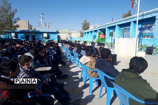مراسم جشن نیکوکاری در مدارس ابرکوه